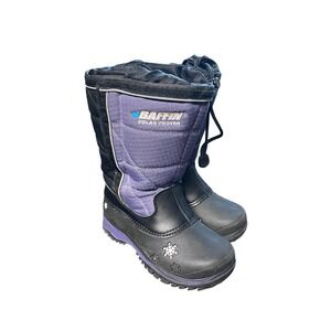 Baffin Polar Proven Kids Snow Boots 
Purple Waterproof Insulated Youth 1